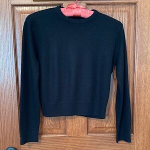 1960’s Vintage Black Long Sleeve Women's Sweater